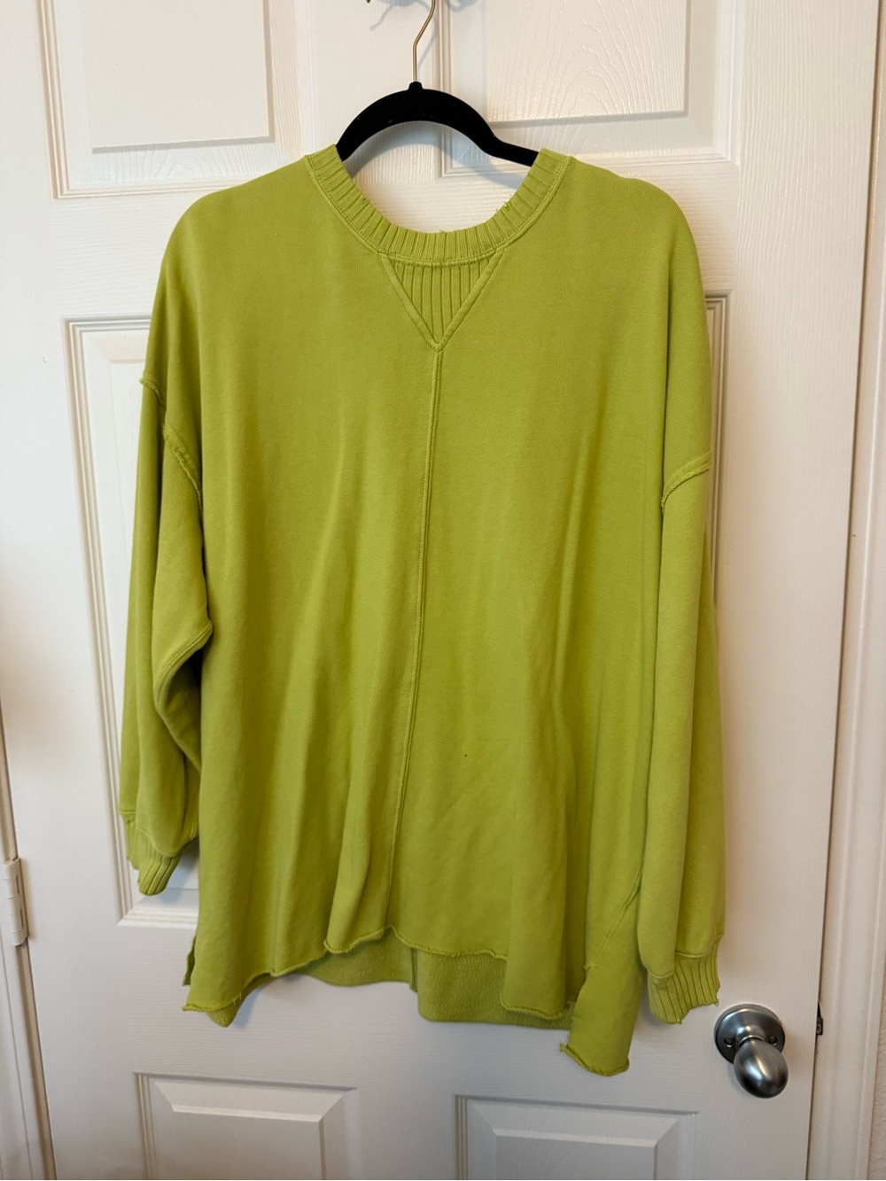 Aerie Bright Lime Crewneck Sweatshirt